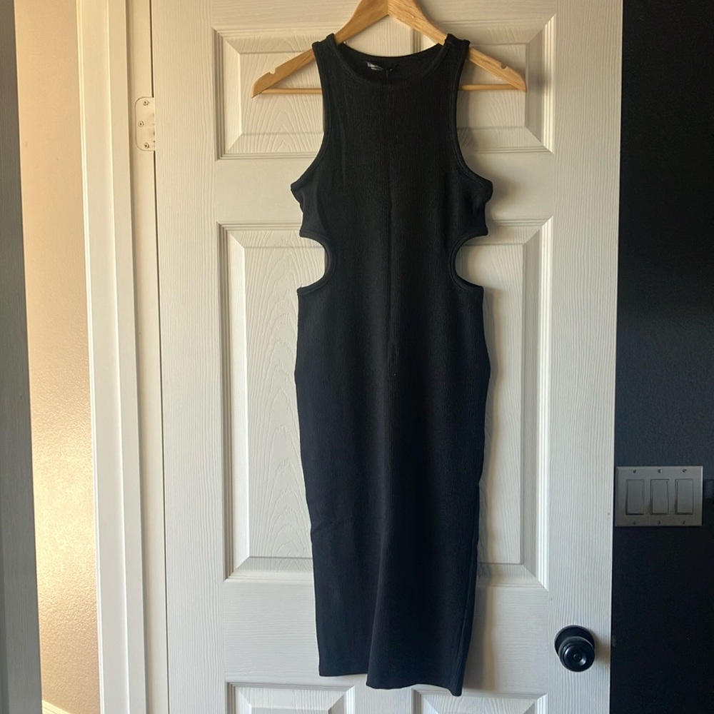 Cutout midi dress